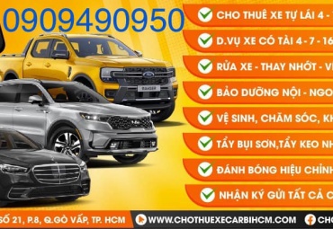 THUÊ XE TỰ LÁI TP.HCM – CAR BI HCM | XE 4 CHỖ & 7 CHỖ ĐỜI MỚI, GIÁ TỐT!